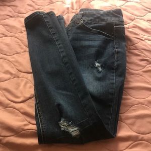 Dark blue skinny jeans
